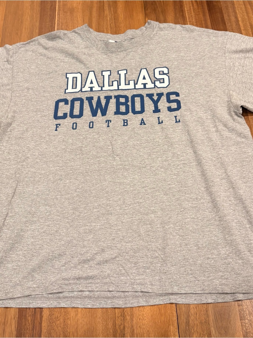Vintage Dallas Cowboys NFL Network GVTC Football T-Shirt Gray Large